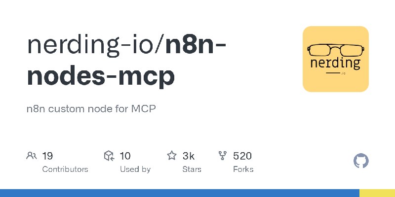 GitHub - nerding-io/n8n-nodes-mcp: n8n custom node for MCP