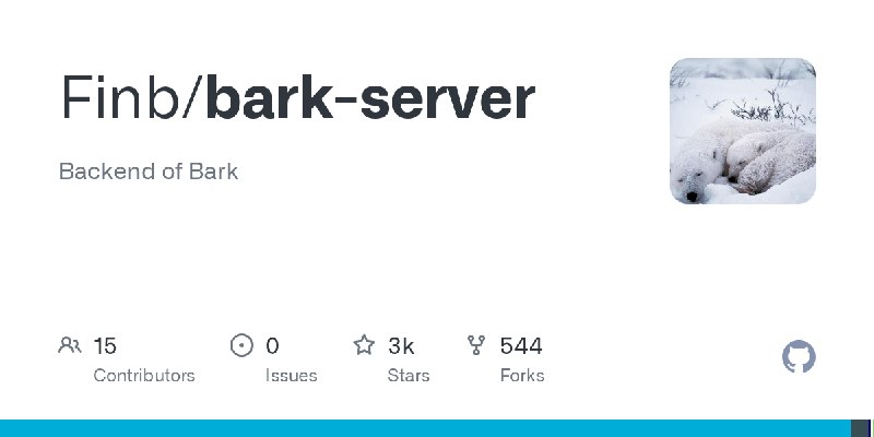 GitHub - Finb/bark-server: Backend of Bark