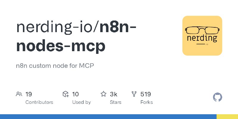 GitHub - nerding-io/n8n-nodes-mcp: n8n custom node for MCP